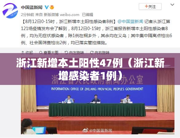 浙江新增本土阳性47例(浙江新增感染者1例) 浙江新增本土阳性47例(浙江新增感染者1例)