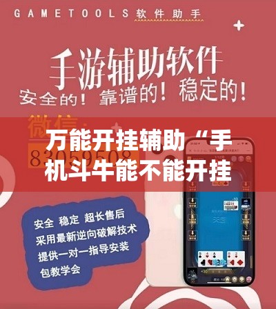 万能开挂辅助“手机斗牛能不能开挂(透视)”详细辅助透视