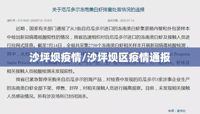 沙坪坝疫情/沙坪坝区疫情通报 沙坪坝疫情/沙坪坝区疫情通报