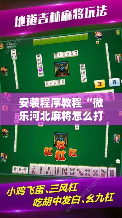 安装程序教程“微乐河北麻将怎么打才会赢”科技辅助神器手机版教程