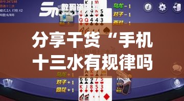 分享干货“手机十三水有规律吗”(原来确实是有插件)