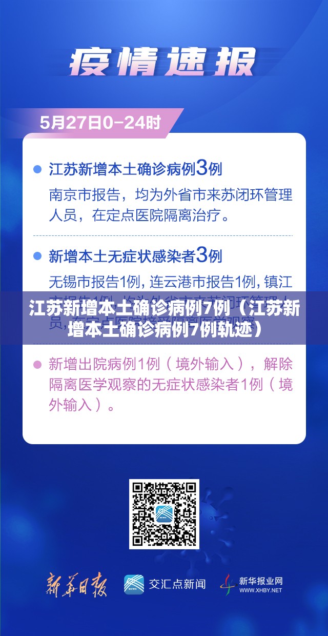 江苏新增本土确诊病例7例（江苏新增本土确诊病例7例轨迹）