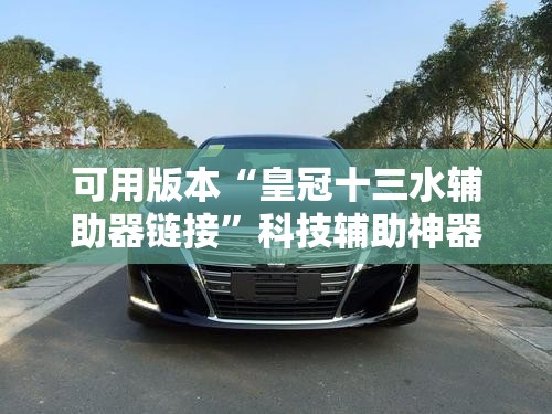 可用版本“皇冠十三水辅助器链接”科技辅助神器手机版教程