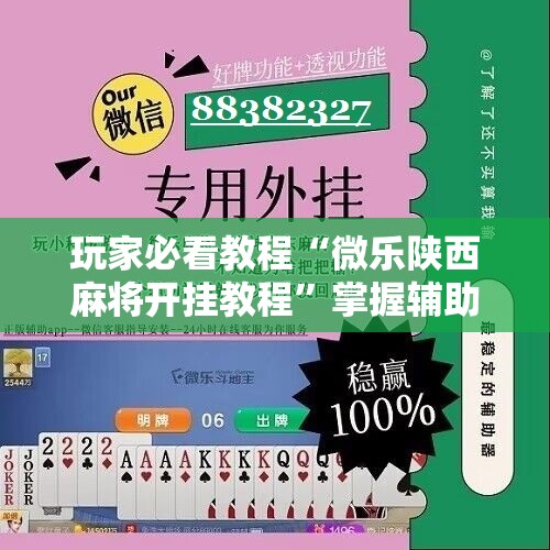 玩家必看教程“微乐陕西麻将开挂教程”掌握辅助功能必胜规则