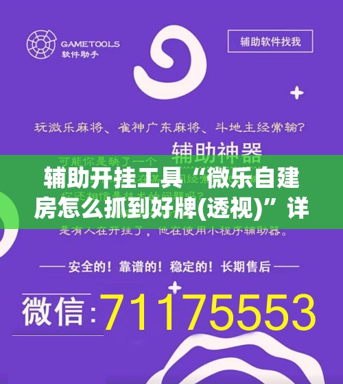 辅助开挂工具“微乐自建房怎么抓到好牌(透视)”详细辅助透视 辅助开挂工具“微乐自建房怎么抓到好牌(透视)”详细辅助透视