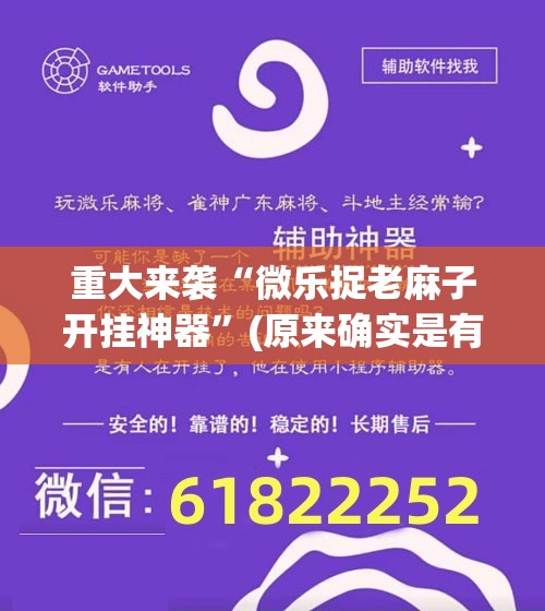 重大来袭“微乐捉老麻子开挂神器”(原来确实是有插件) 重大来袭“微乐捉老麻子开挂神器”(原来确实是有插件)