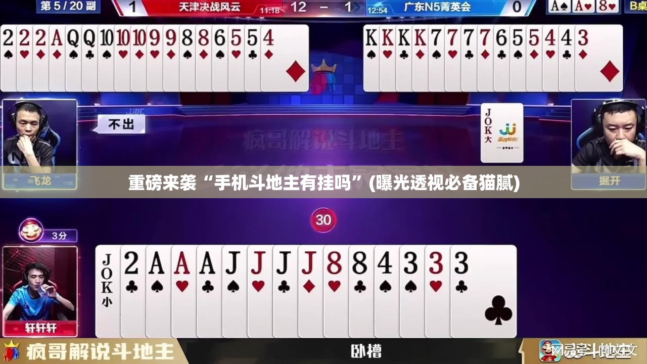 重磅来袭“手机斗地主有挂吗”(曝光透视必备猫腻) 重磅来袭“手机斗地主有挂吗”(曝光透视必备猫腻)