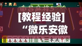 [教程经验]“微乐安徽麻将有挂吗”分享装挂详细步骤