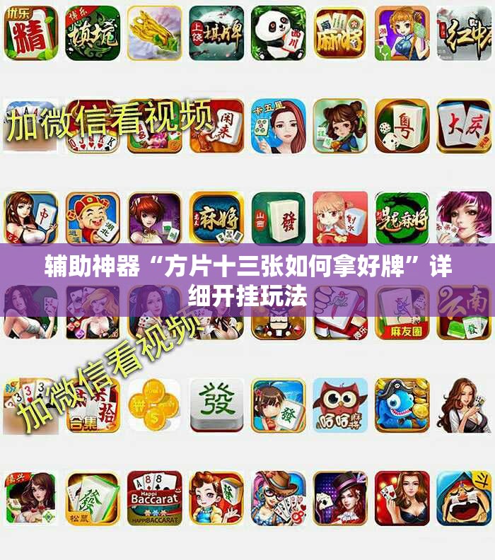辅助神器“方片十三张如何拿好牌”详细开挂玩法 辅助神器“方片十三张如何拿好牌”详细开挂玩法