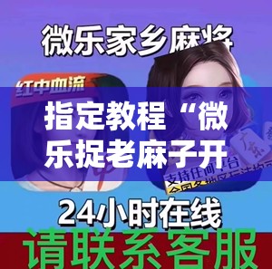 指定教程“微乐捉老麻子开挂神器”开挂详细安装教程