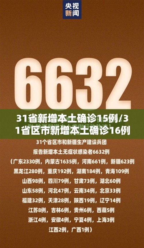 31省新增本土确诊15例/31省区市新增本土确诊16例