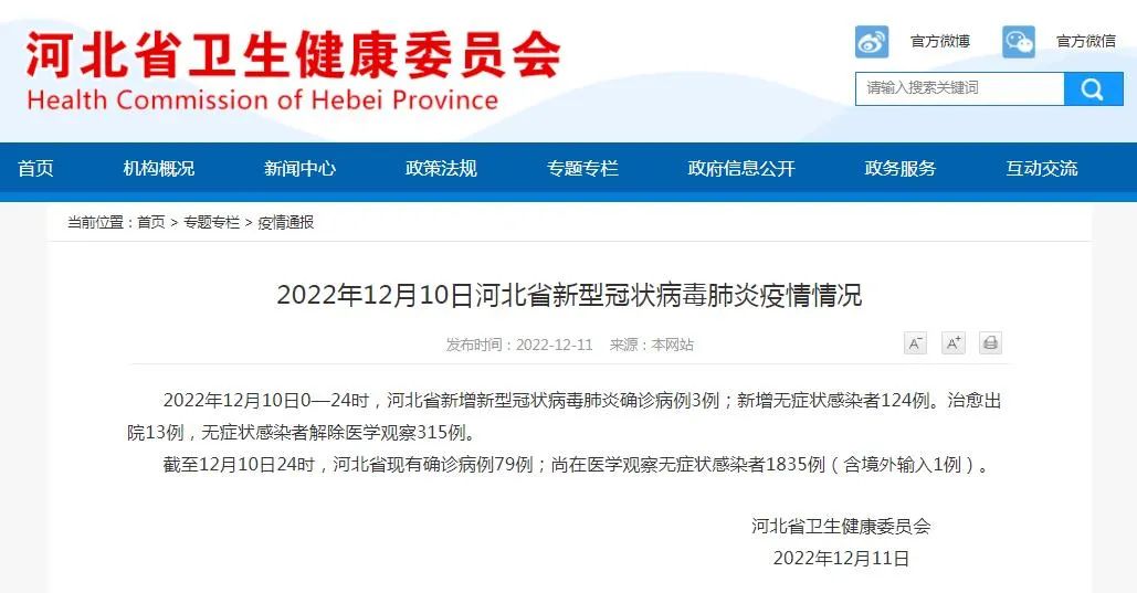 河北疫情最新数据消息今天新增/河北疫情最新数据最新