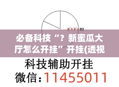 必备科技“？新蜜瓜大厅怎么开挂”开挂(透视)辅助神器