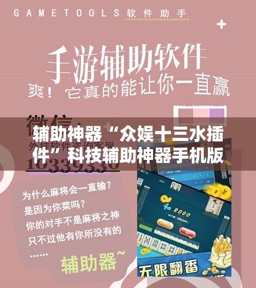 辅助神器“众娱十三水插件”科技辅助神器手机版教程