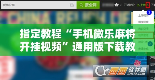 指定教程“手机微乐麻将开挂视频”通用版下载教程! 指定教程“手机微乐麻将开挂视频”通用版下载教程!