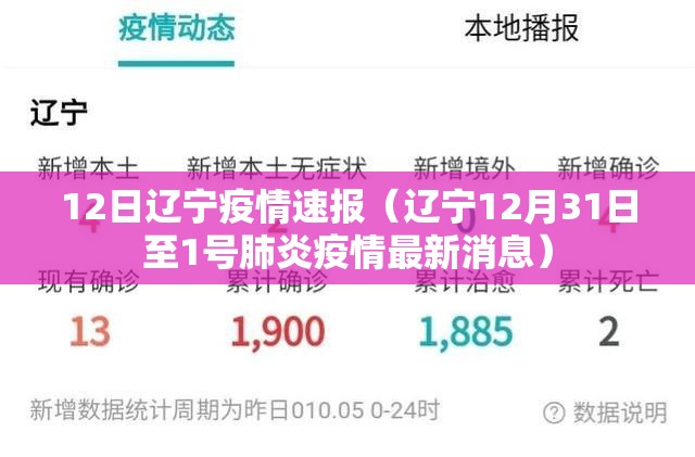 12日辽宁疫情速报(辽宁12月31日至1号肺炎疫情最新消息) 12日辽宁疫情速报(辽宁12月31日至1号肺炎疫情最新消息)