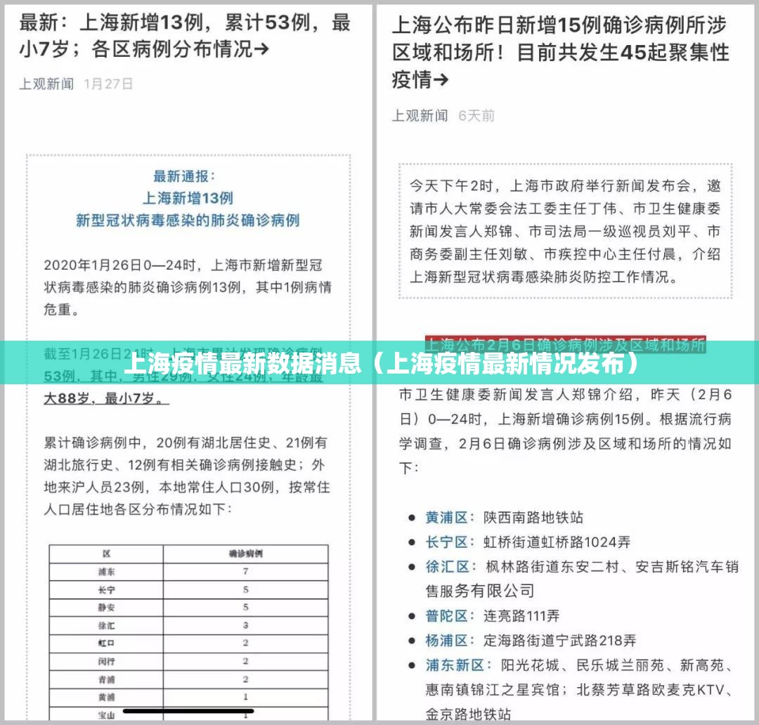 上海疫情最新数据消息(上海疫情最新情况发布) 上海疫情最新数据消息(上海疫情最新情况发布)