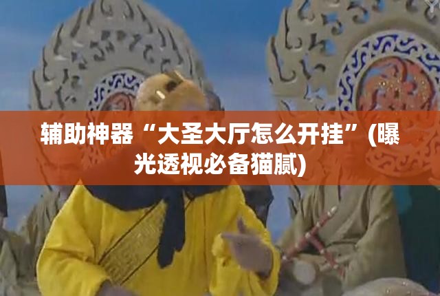 辅助神器“大圣大厅怎么开挂”(曝光透视必备猫腻) 辅助神器“大圣大厅怎么开挂”(曝光透视必备猫腻)