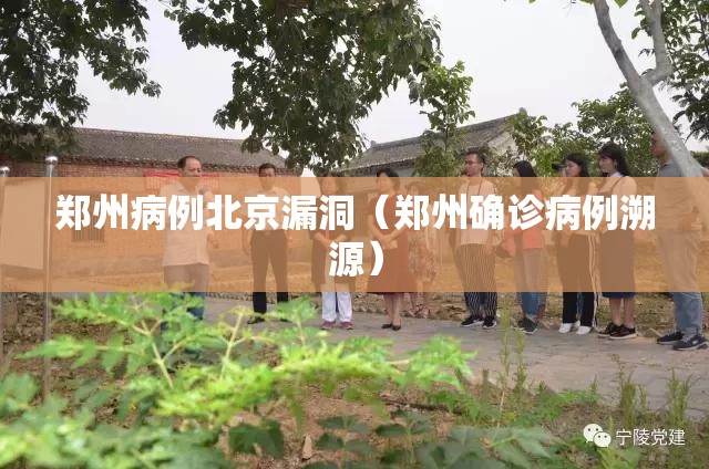 郑州病例北京漏洞（郑州确诊病例溯源）