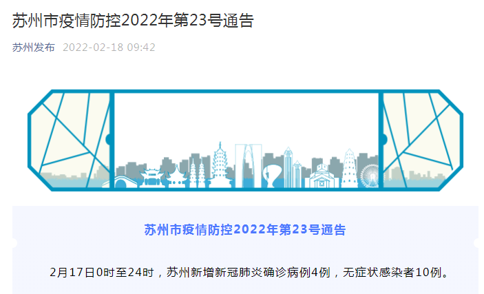 苏州昨日新增本土无症状20例(苏州新增1例本地确诊病例) 苏州昨日新增本土无症状20例(苏州新增1例本地确诊病例)