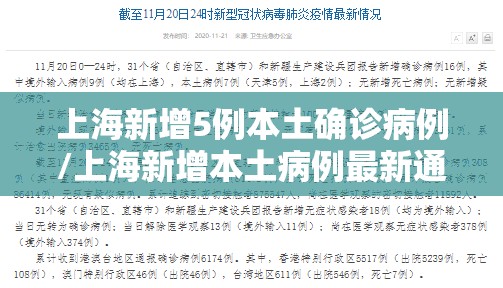 上海新增5例本土确诊病例/上海新增本土病例最新通报 上海新增5例本土确诊病例/上海新增本土病例最新通报