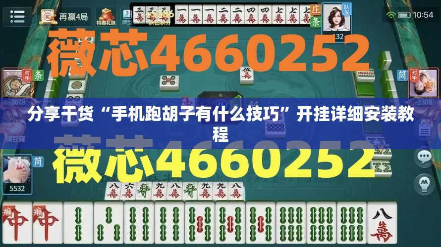 分享干货“手机跑胡子有什么技巧”开挂详细安装教程 分享干货“手机跑胡子有什么技巧”开挂详细安装教程