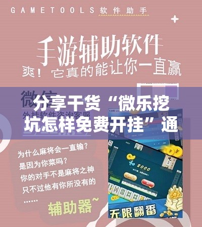 分享干货“微乐挖坑怎样免费开挂”通用版下载教程! 分享干货“微乐挖坑怎样免费开挂”通用版下载教程!