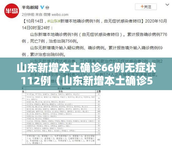 山东新增本土确诊66例无症状112例（山东新增本土确诊55例）