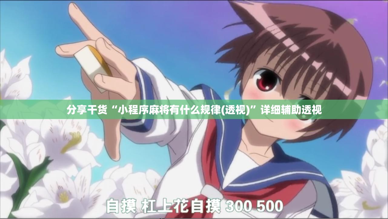 分享干货“小程序麻将有什么规律(透视)”详细辅助透视