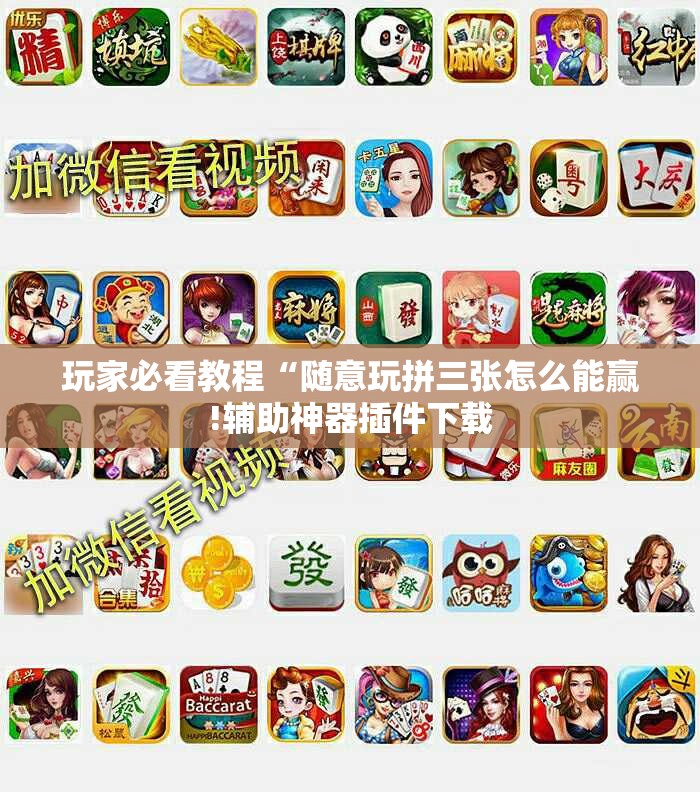 玩家必看教程“随意玩拼三张怎么能赢!辅助神器插件下载