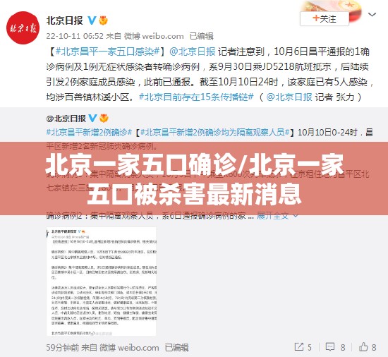 北京一家五口确诊/北京一家五口被杀害最新消息