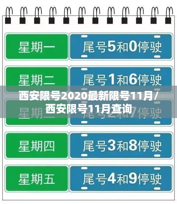 西安限号2020最新限号11月/西安限号11月查询