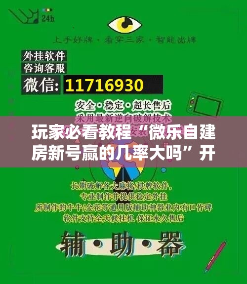 玩家必看教程“微乐自建房新号赢的几率大吗”开挂详细安装教程