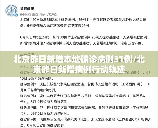 北京昨日新增本地确诊病例31例/北京昨日新增病例行动轨迹