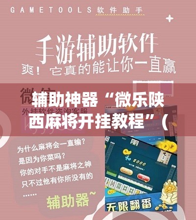 辅助神器“微乐陕西麻将开挂教程”(原来确实是有插件)