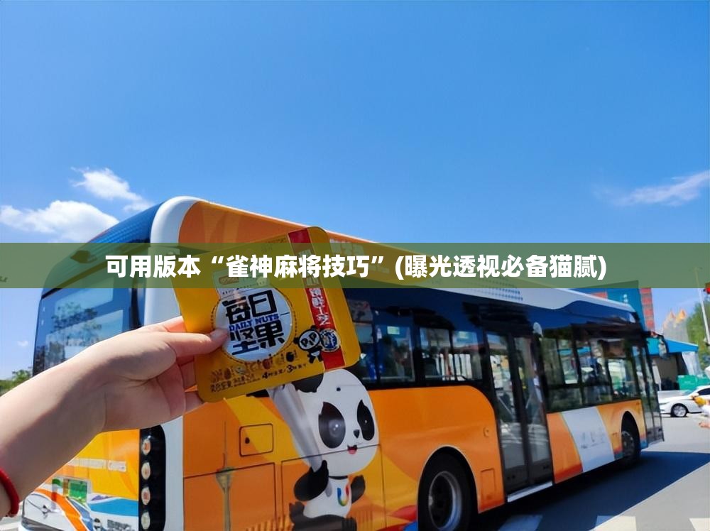 可用版本“雀神麻将技巧”(曝光透视必备猫腻)