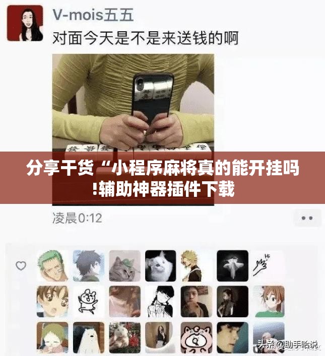 分享干货“小程序麻将真的能开挂吗!辅助神器插件下载 分享干货“小程序麻将真的能开挂吗!辅助神器插件下载