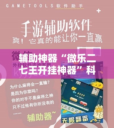 辅助神器“微乐二七王开挂神器”科技辅助神器手机版教程