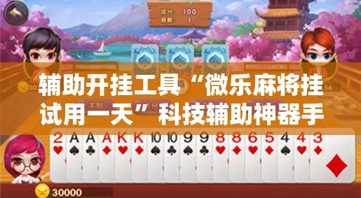 辅助开挂工具“微乐麻将挂试用一天”科技辅助神器手机版教程
