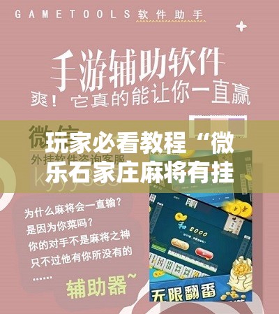 玩家必看教程“微乐石家庄麻将有挂吗”科技辅助神器手机版教程