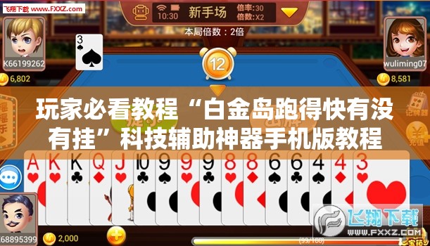 玩家必看教程“白金岛跑得快有没有挂”科技辅助神器手机版教程