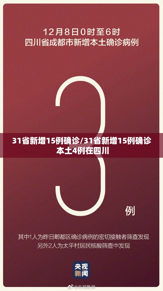 31省新增15例确诊/31省新增15例确诊 本土4例在四川