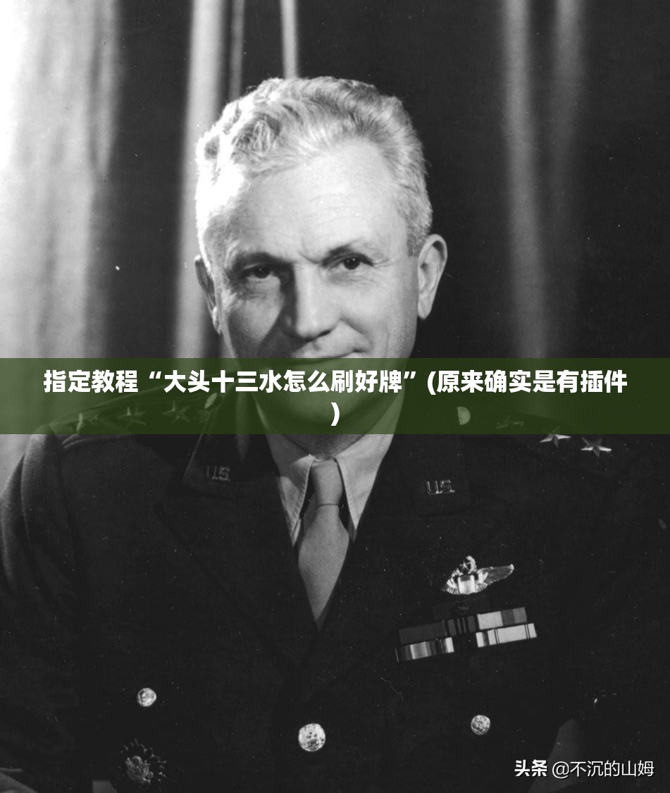 指定教程“大头十三水怎么刷好牌”(原来确实是有插件)