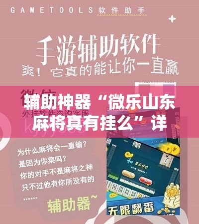 辅助神器“微乐山东麻将真有挂么”详细开挂玩法 辅助神器“微乐山东麻将真有挂么”详细开挂玩法