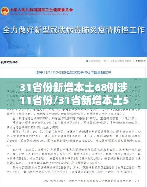 31省份新增本土68例涉11省份/31省新增本土5例涉四个省份