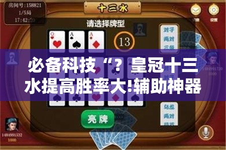 必备科技“?皇冠十三水提高胜率大!辅助神器插件下载 必备科技“?皇冠十三水提高胜率大!辅助神器插件下载