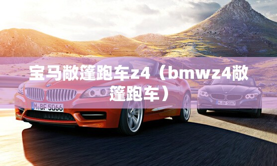 宝马敞篷跑车z4(bmwz4敞篷跑车) 宝马敞篷跑车z4(bmwz4敞篷跑车)