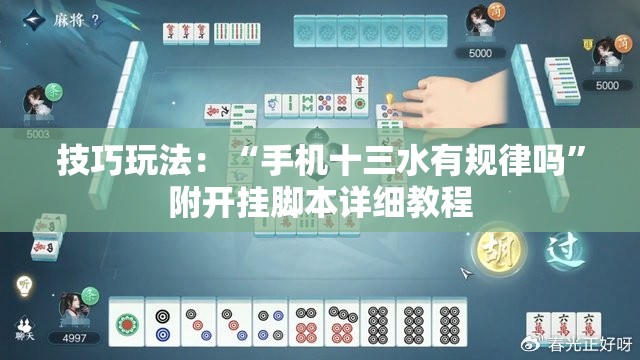 技巧玩法:“手机十三水有规律吗”附开挂脚本详细教程 技巧玩法:“手机十三水有规律吗”附开挂脚本详细教程