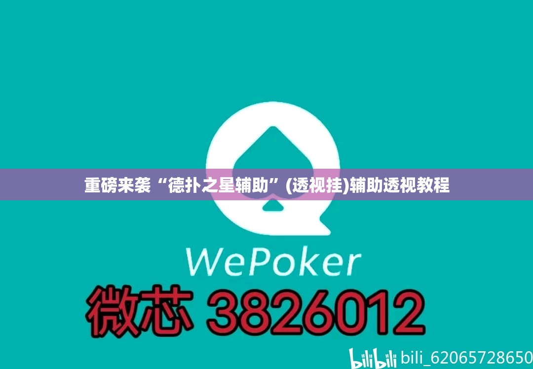 重磅来袭“德扑之星辅助”(透视挂)辅助透视教程