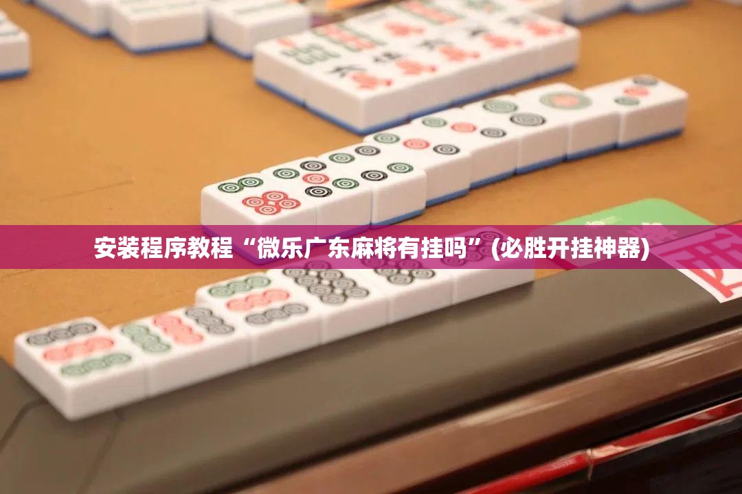 安装程序教程“微乐广东麻将有挂吗”(必胜开挂神器)